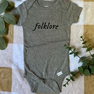 Gray Gerber Baby Onesie